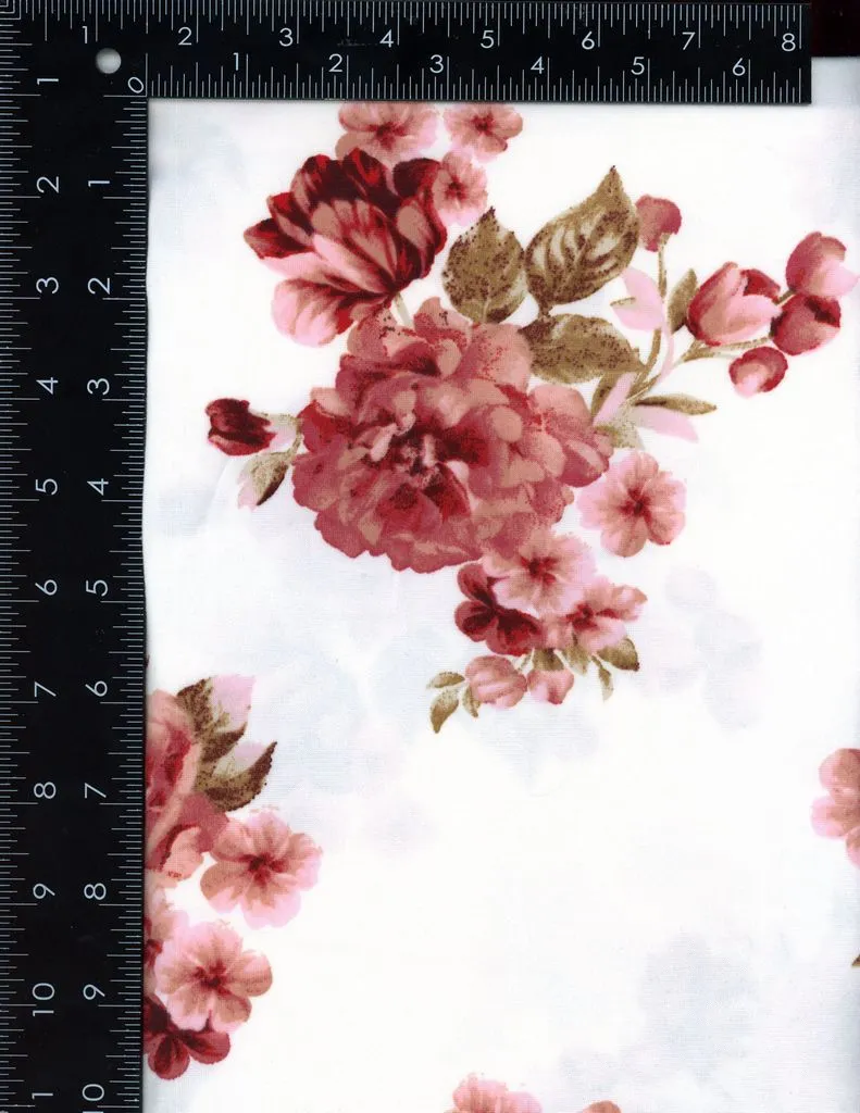 SUPER SOFT POLYESTER SPANDEX DBP / DTY BRUSHED FLORAL [NFF201103B-009]