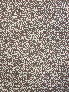 SUPER SOFT POLYESTER SPANDEX DBP / DTY BRUSHED MINI LEOPARD NFA191106B-009