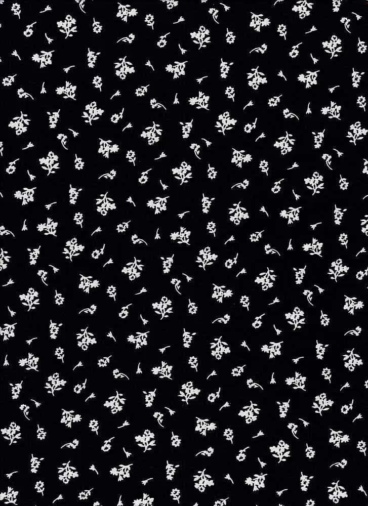 SUPER SOFT POLYESTER SPANDEX DBP / DTY BRUSHED MONOTONE FLORAL [NFF190918-009]