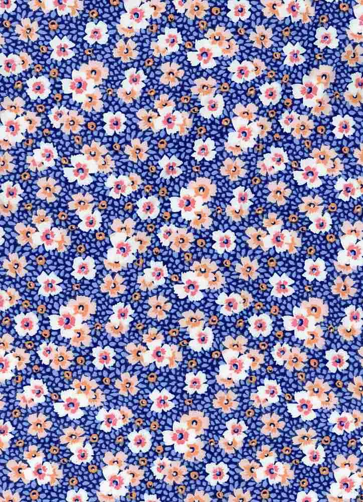 SUPER SOFT POLYESTER SPANDEX DBP / DTY BRUSHED SMALL FLORAL [NFF210210-009]
