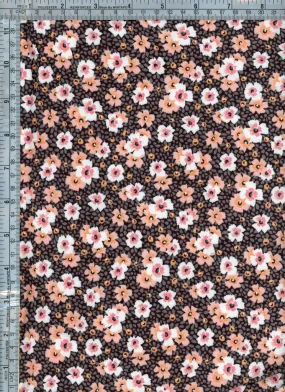SUPER SOFT POLYESTER SPANDEX DBP / DTY BRUSHED SMALL FLORAL [NFF210210-009]