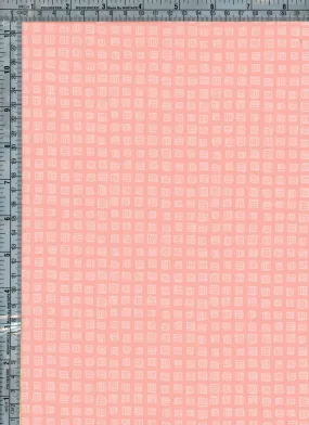WEAVE GRID PRINTED ON DBP | DTY BRUSHED [FWD01-F210206C]